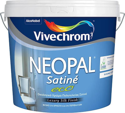 ΠΛΑΣΤΙΚΟ ΧΡΩΜΑ NEOPAL satine 1Lt