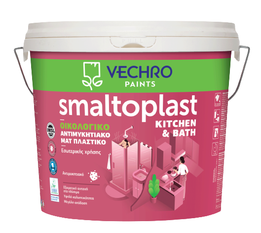 ΠΛΑΣΤΙΚΟ ΧΡΩΜΑ SMALTOPLAST kitchen & bath 3Lt