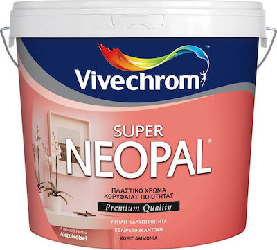 ΠΛΑΣΤΙΚΟ ΧΡΩΜΑ Super Neopal 10Lt, ΛΕΥΚΟ