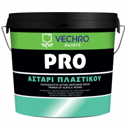 ΑΚΡΥΛΙΚΟ ΑΣΤΑΡΙ ΠΛΑΣΤΙΚΟΥ VECHRO PRO ΔΙΑΦΑΝΟ 3Lt