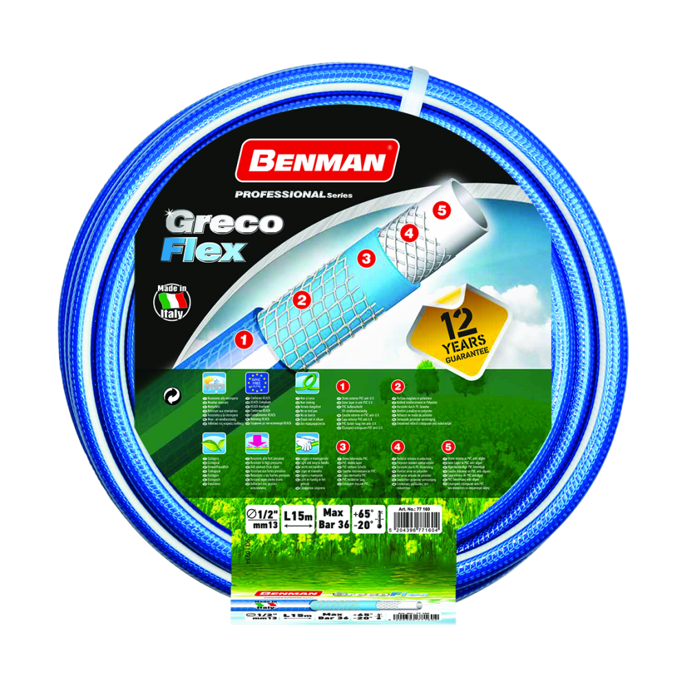 GRECO FLEX RUBBER WITH COATING OF 5 MATERIALS