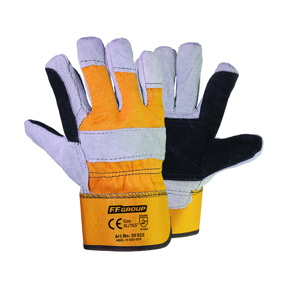 LEATHER GLOVES WITH REINFORCEMENT