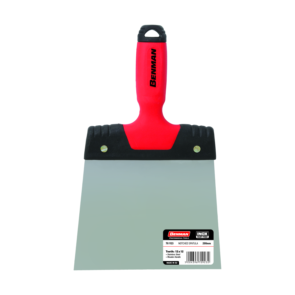 WIDE SPATULA WITH LONG STAINLESS STEEL BLADE