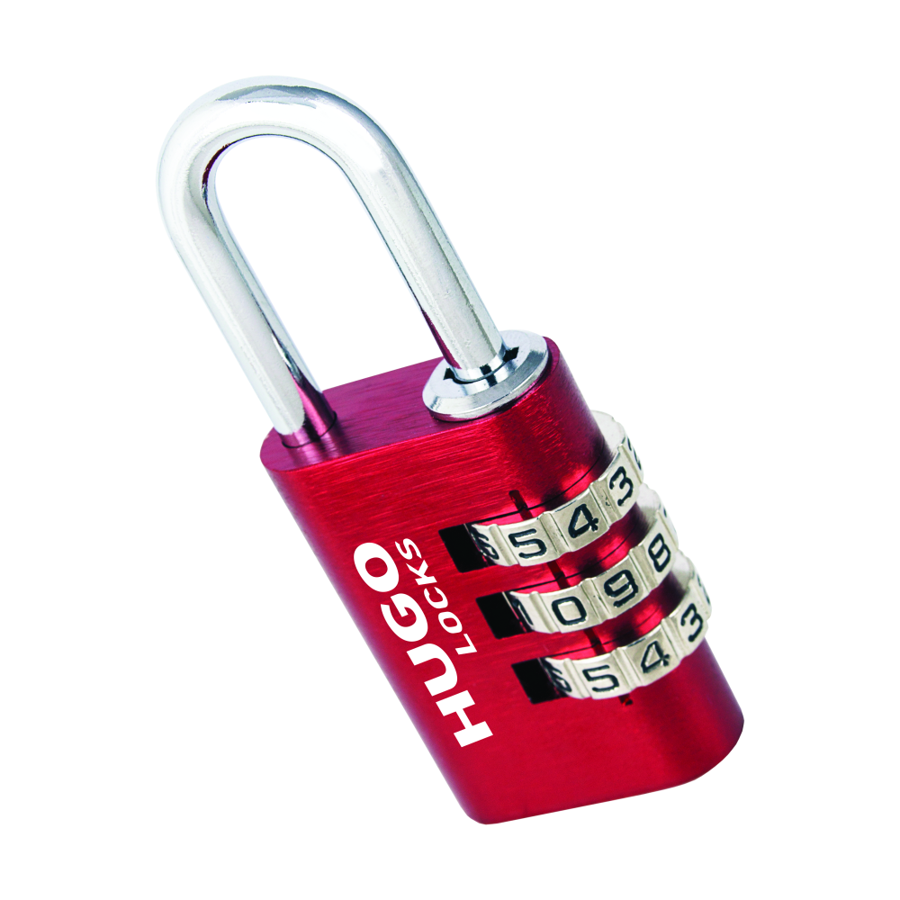 HUGO LOCKS BRASS COMBINATION PADLOCK