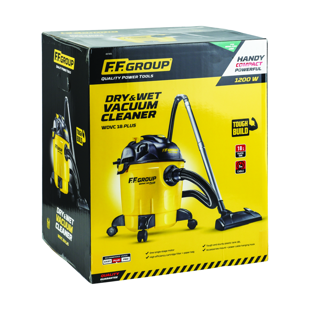 ELECTRIC CLEANER FOR LIQUIDS AND SOLIDS PLUS