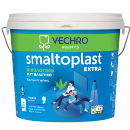 ΠΛΑΣΤΙΚΟ ΧΡΩΜΑ Smaltoplast Extra 10Lt, ΛΕΥΚΟ
