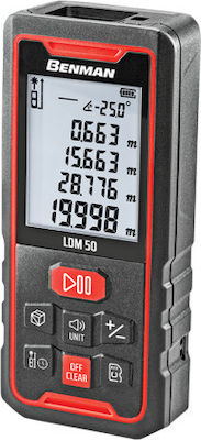Benman Μέτρο Laser LDM 50 με Δυνατότητα Μέτρησης έως 50m