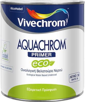 ΑΣΤΑΡΙ ΞΥΛΟΥ AQUACHROM primer eco ΛΕΥΚΟ 2.5Lt
