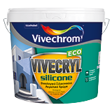 ΑΚΡΥΛΙΚΟ ΧΡΩΜΑ VIVECRYL silicone eco 10lt, ΛΕΥΚΟ