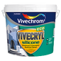 ΑΚΡΥΛΙΚΟ ΧΡΩΜΑ VIVECRYL silicone eco 10lt, ΛΕΥΚΟ