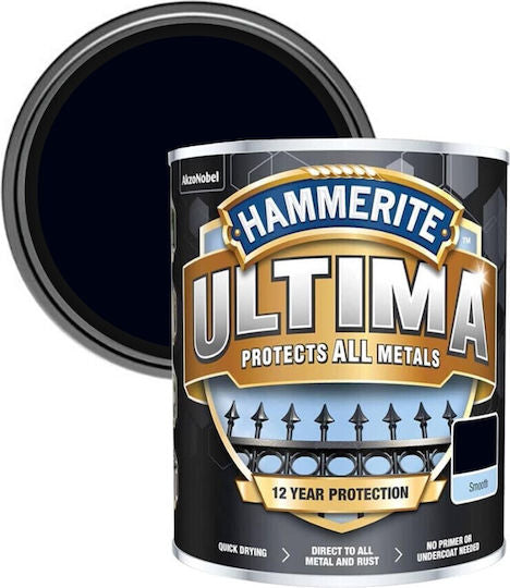 Hammerite Ultima 0.75lt Μαύρο Ματ